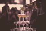 Champagne tower