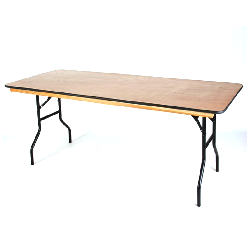 6' x 2'6" Trestle Table