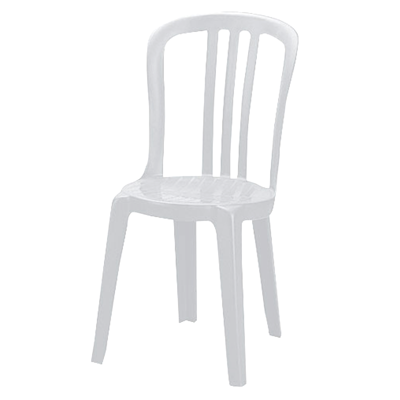 White Plastic Bistro Chair Hire