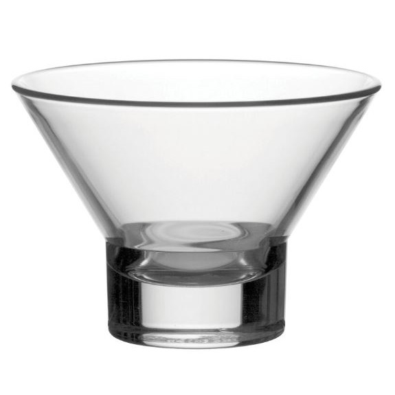 Ellipse Glass Dessert Dish</br>Round